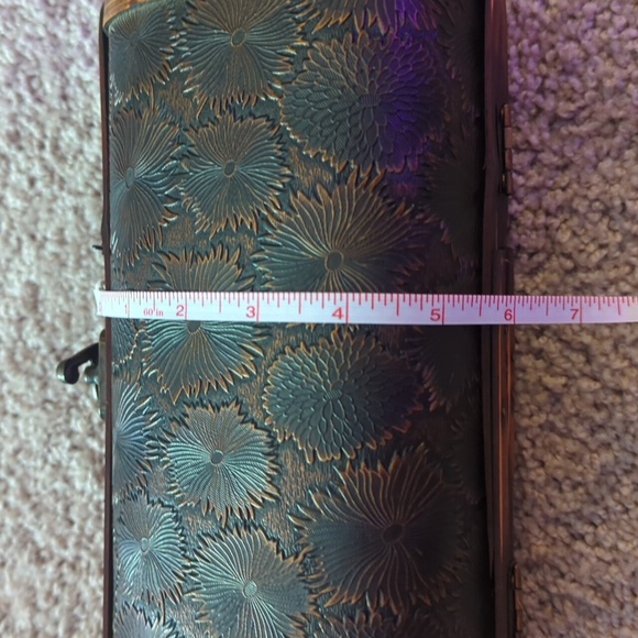 Vintage mid century wooden purse - Picture 9 of 9